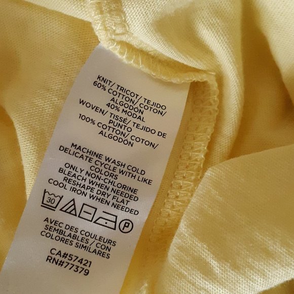 Ann Taylor Factory Size S Yellow NWOT - Picture 7 of 8